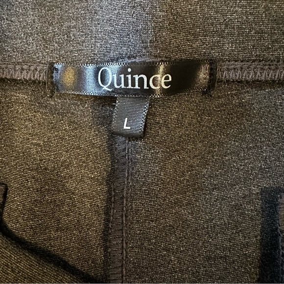 Quince Women’s Ultra-Stretch Ponte Bootcut Pants - Charcoal Gray - Size Large - Picture 8 of 10